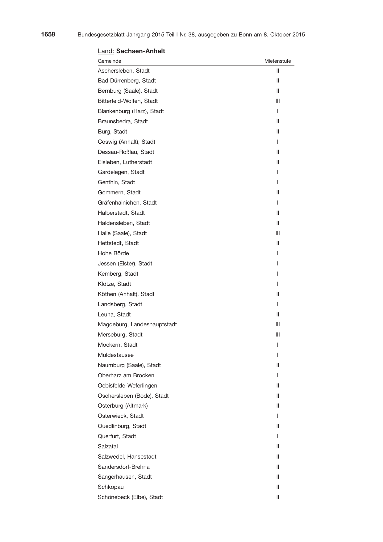 BGBl. 2015, Seite 1658 — Originalseite als Abbildung