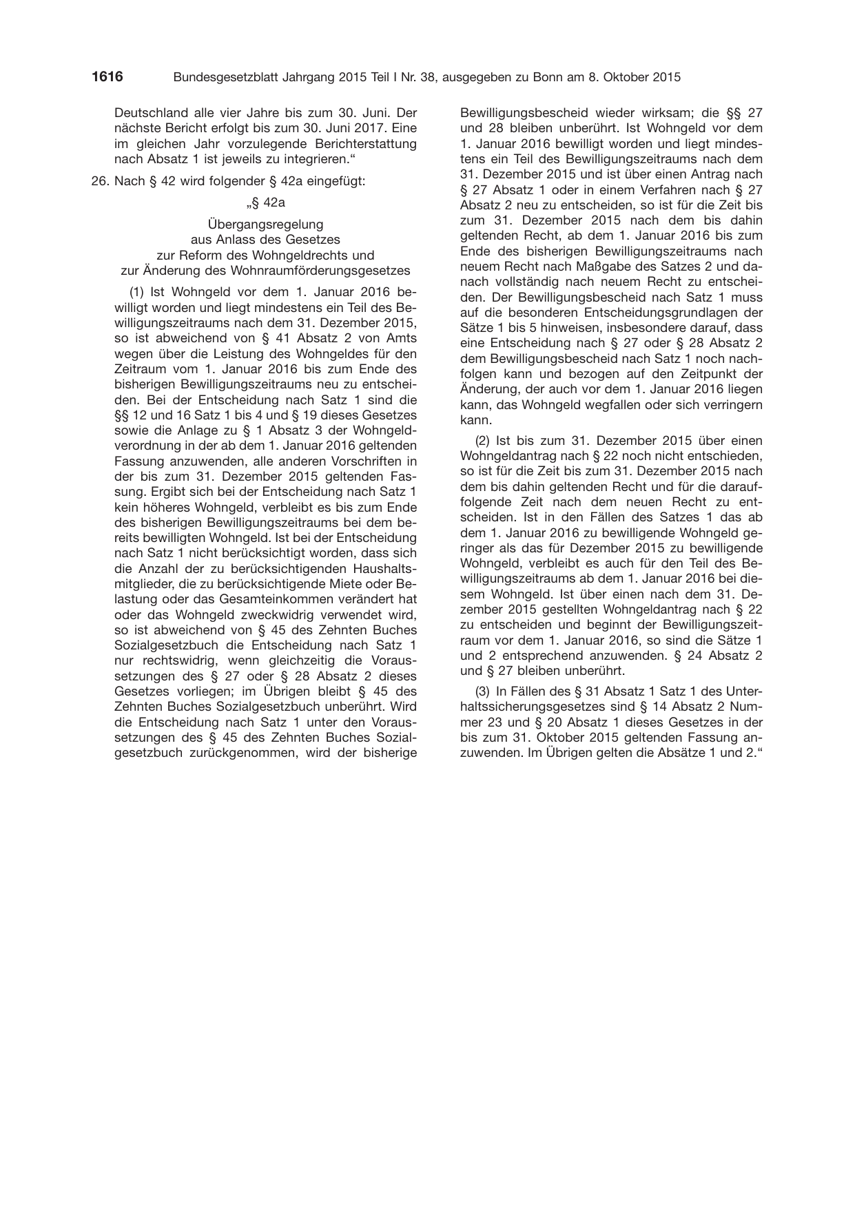 BGBl. 2015, Seite 1616 — Originalseite als Abbildung