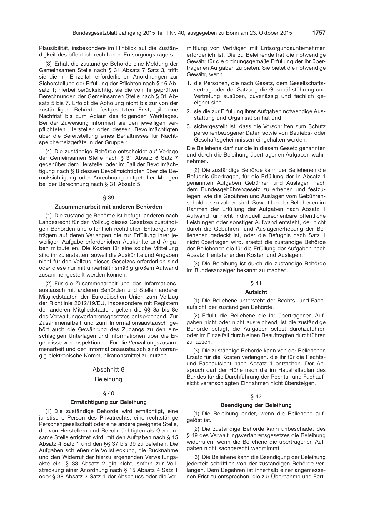 BGBl. 2015, Seite 1757 — Originalseite als Abbildung