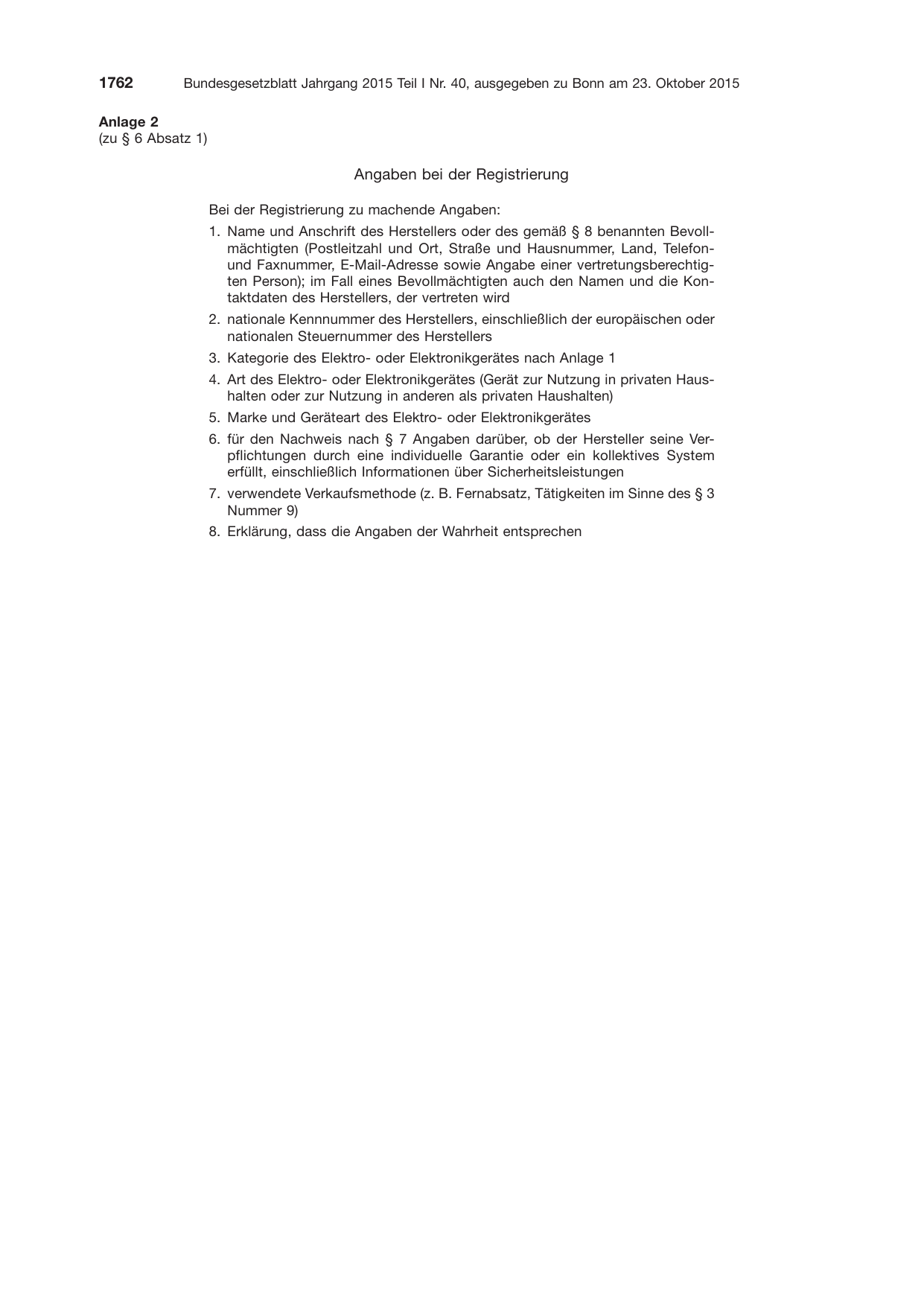 BGBl. 2015, Seite 1762 — Originalseite als Abbildung