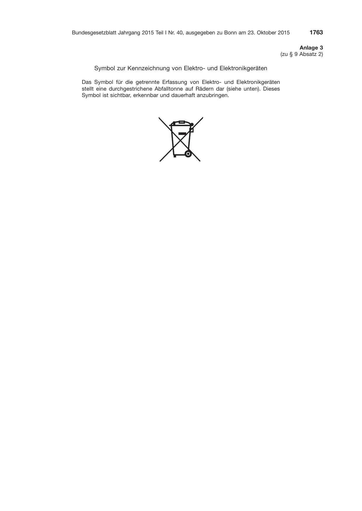 BGBl. 2015, Seite 1763 — Originalseite als Abbildung
