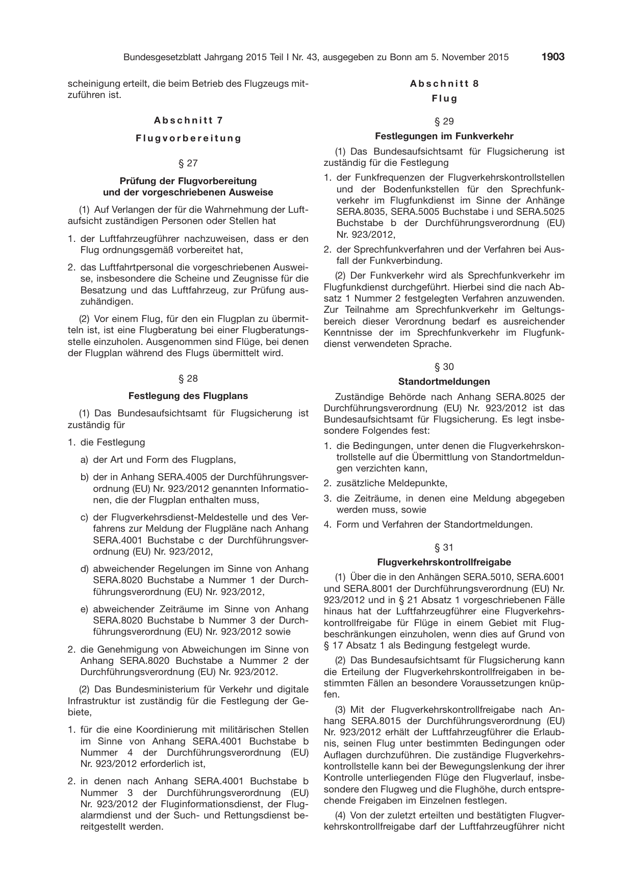 BGBl. 2015, Seite 1903 — Originalseite als Abbildung