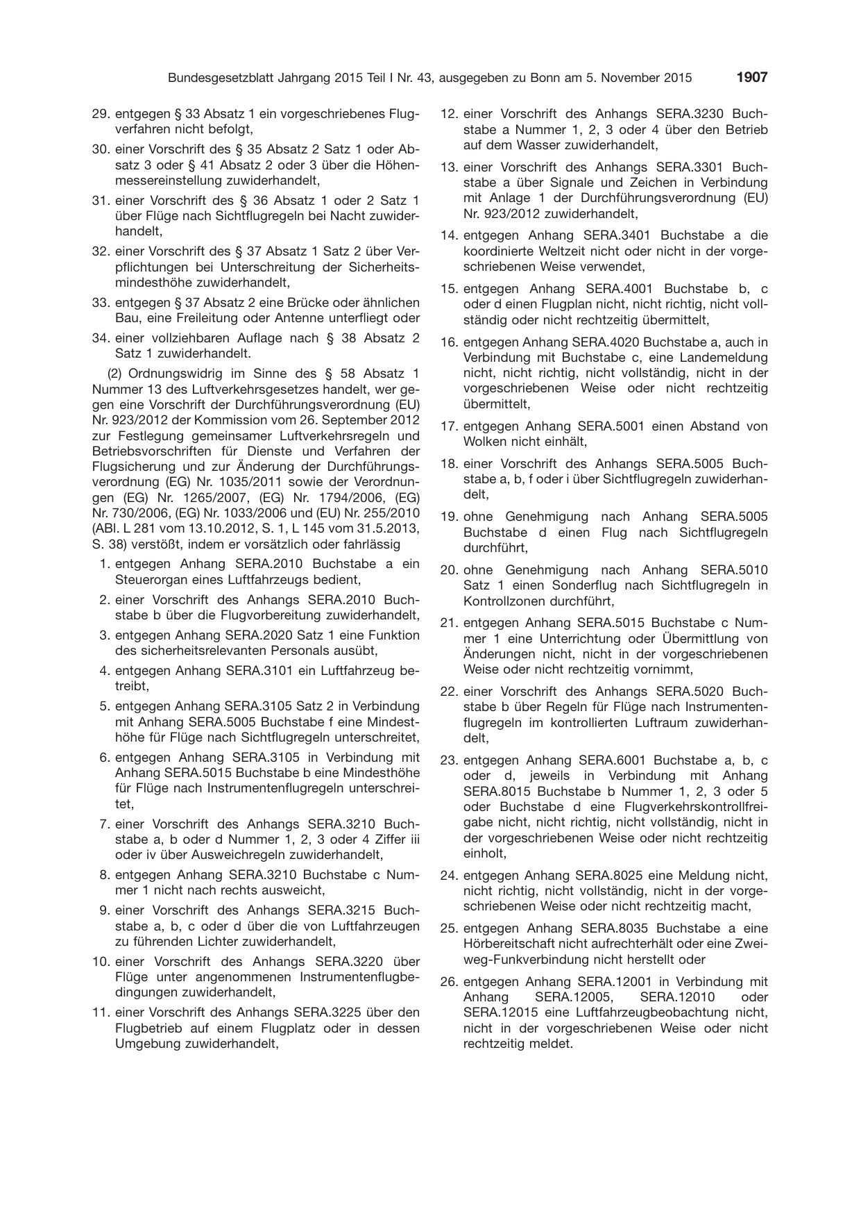 BGBl. 2015, Seite 1907 — Originalseite als Abbildung