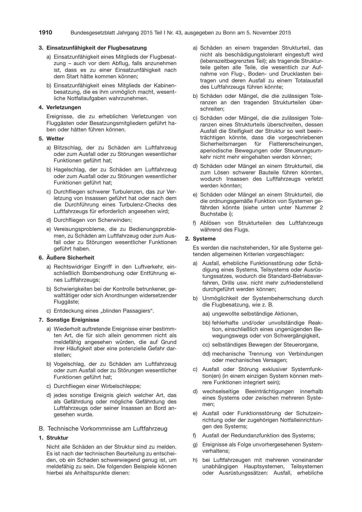 BGBl. 2015, Seite 1910 — Originalseite als Abbildung