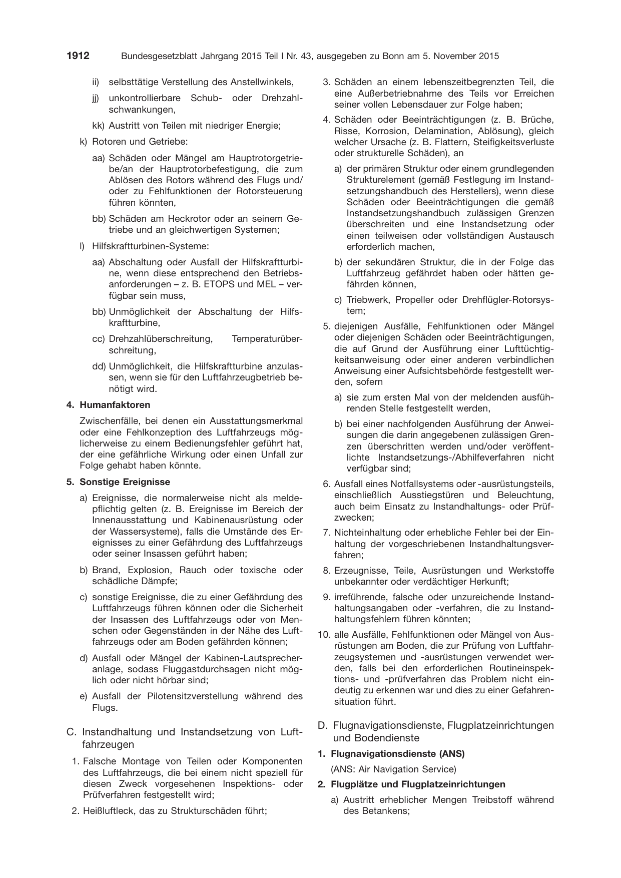 BGBl. 2015, Seite 1912 — Originalseite als Abbildung