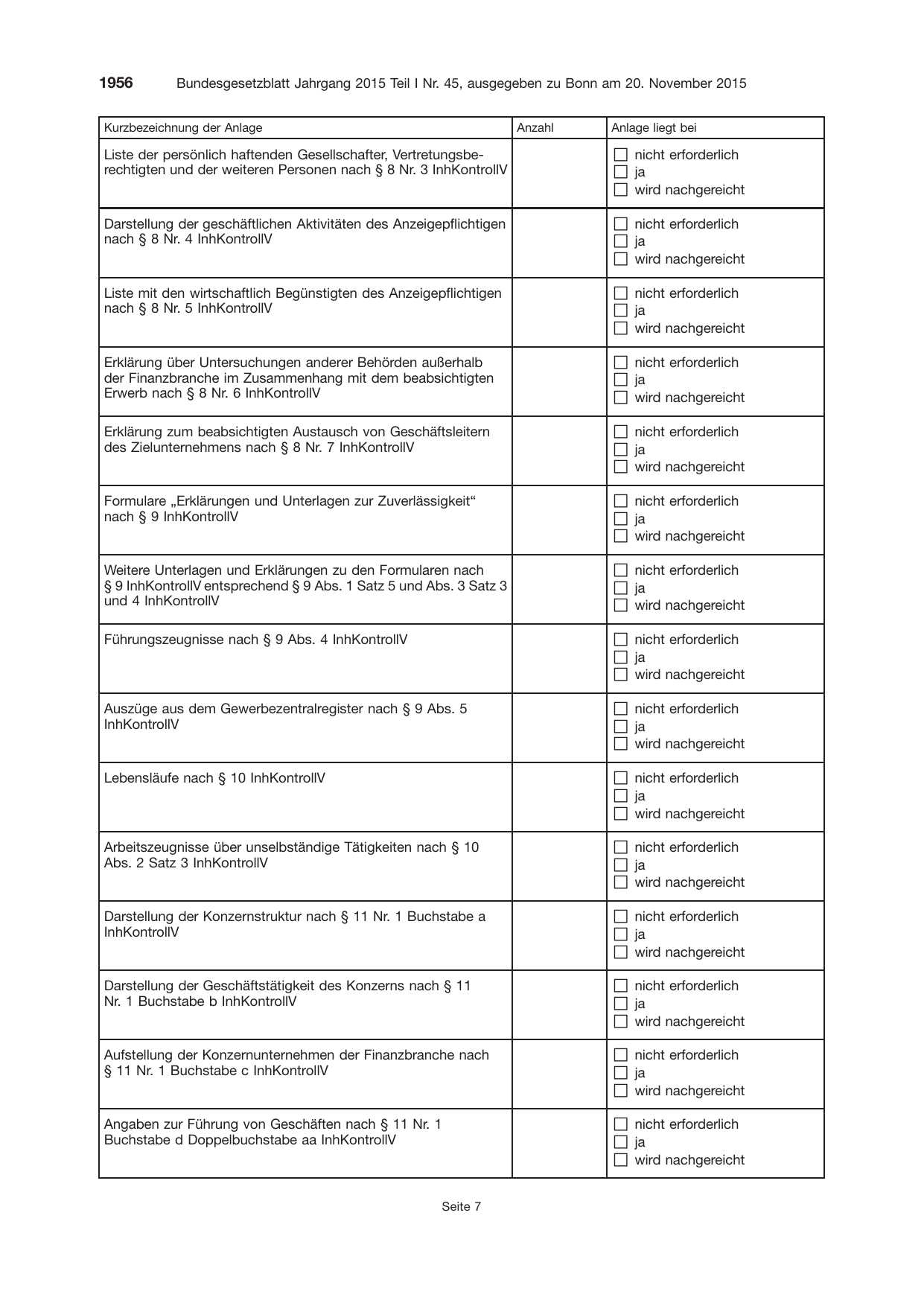 BGBl. 2015, Seite 1956 — Originalseite als Abbildung