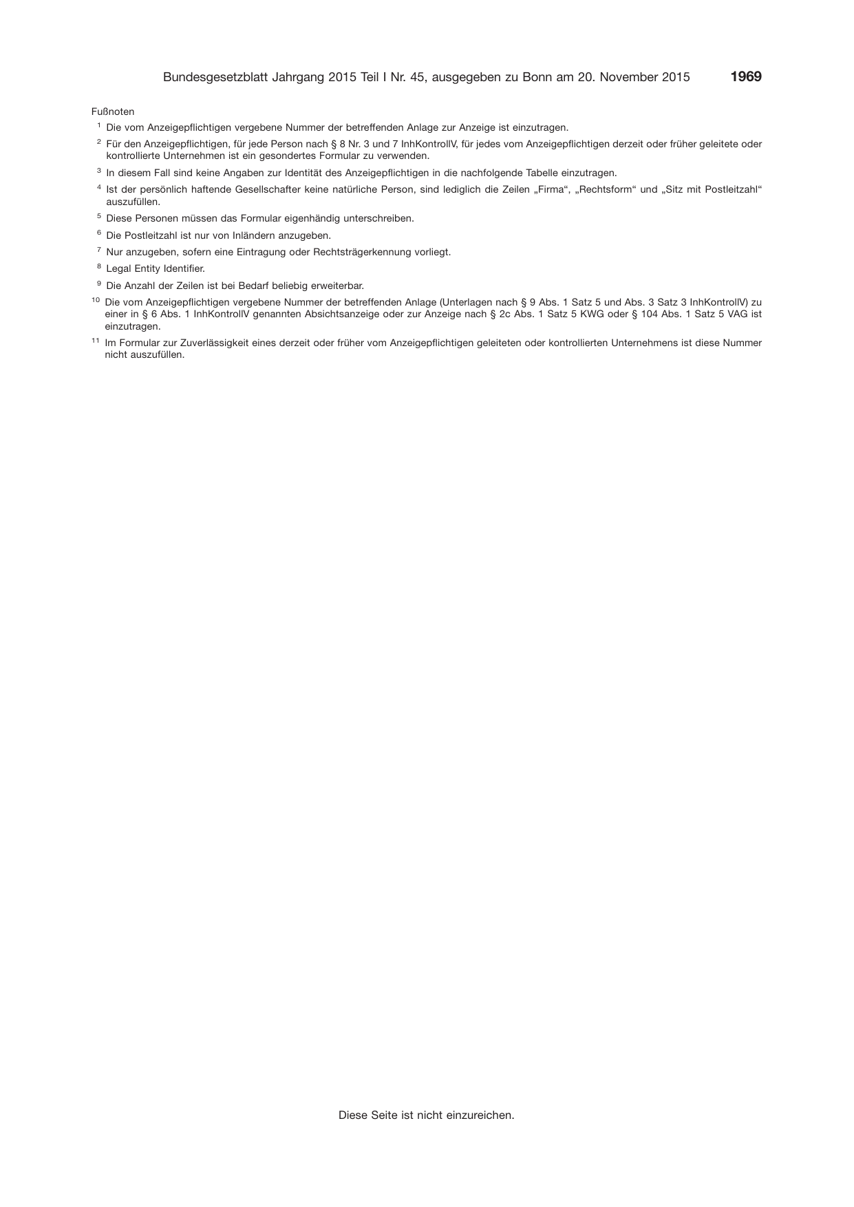 BGBl. 2015, Seite 1969 — Originalseite als Abbildung