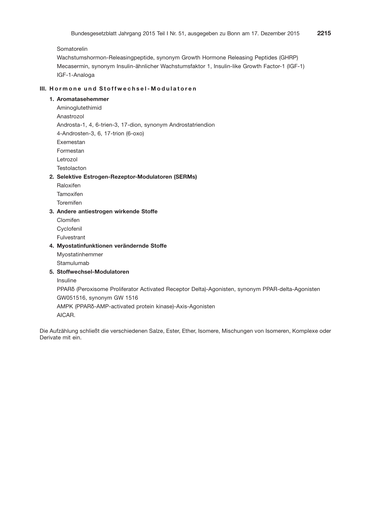 BGBl. 2015, Seite 2215 — Originalseite als Abbildung