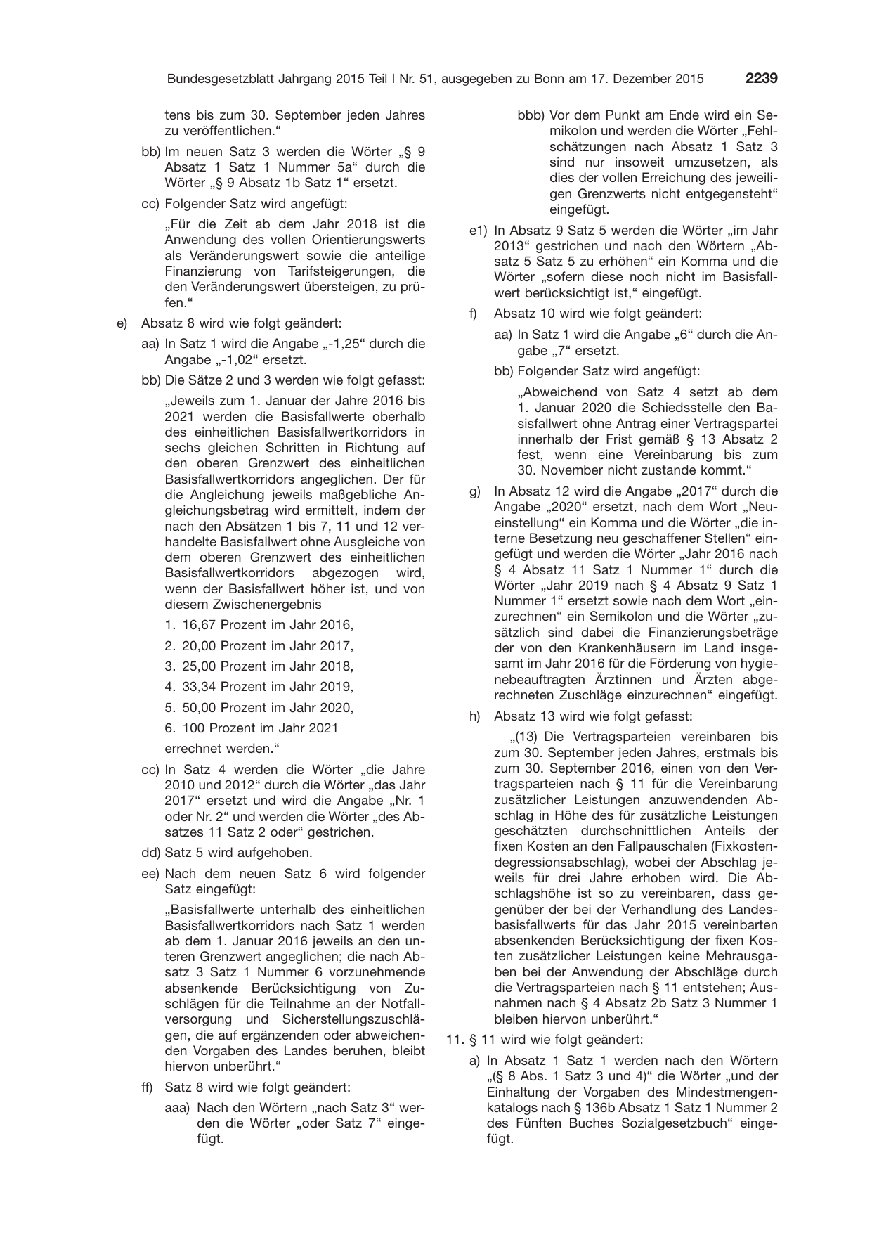 BGBl. 2015, Seite 2239 — Originalseite als Abbildung