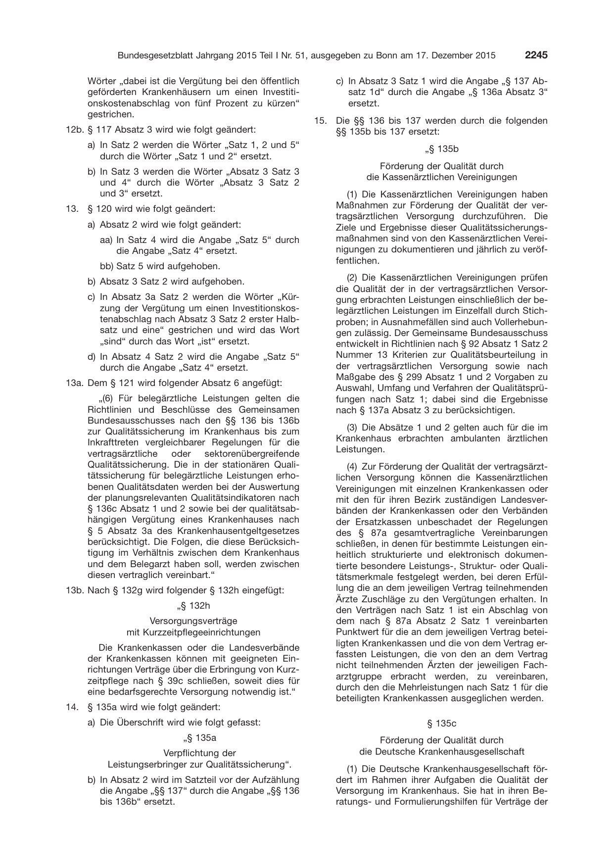 BGBl. 2015, Seite 2245 — Originalseite als Abbildung