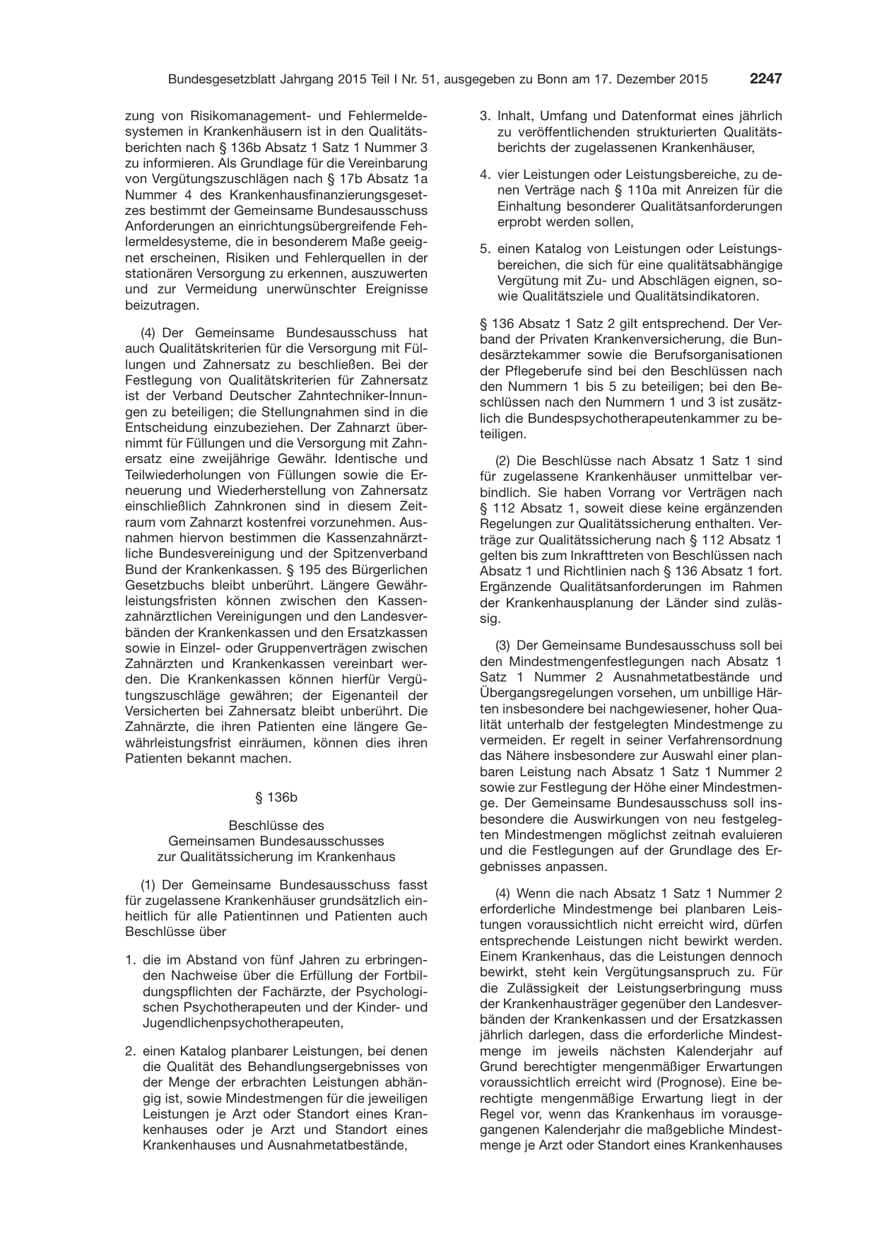 BGBl. 2015, Seite 2247 — Originalseite als Abbildung