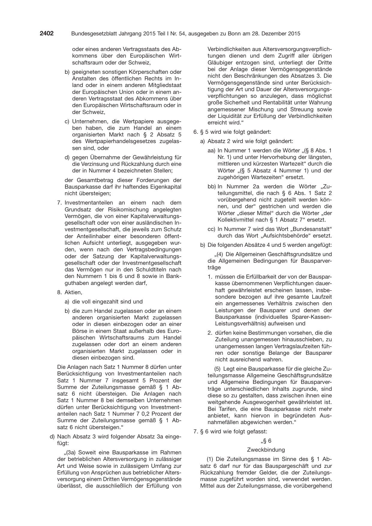 BGBl. 2015, Seite 2402 — Originalseite als Abbildung