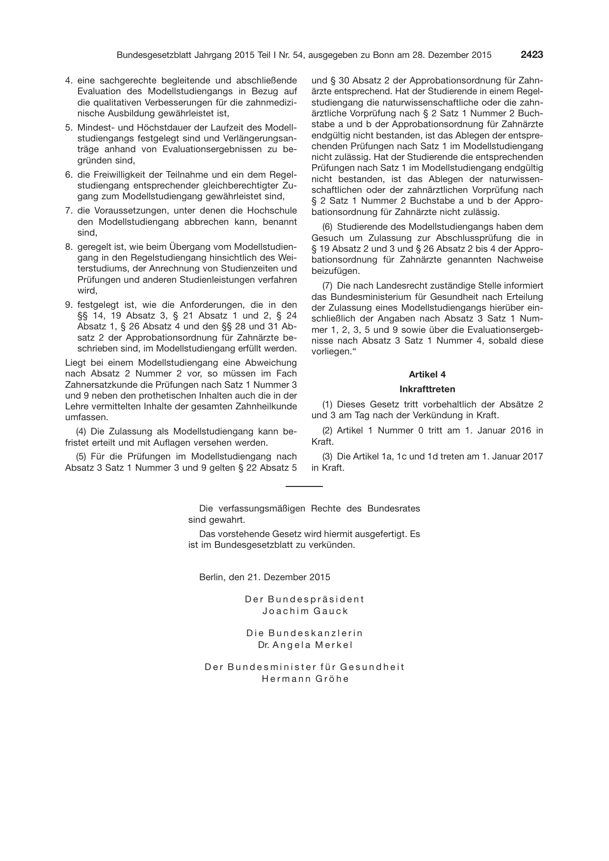 BGBl. 2015, Seite 2423 — Originalseite als Abbildung