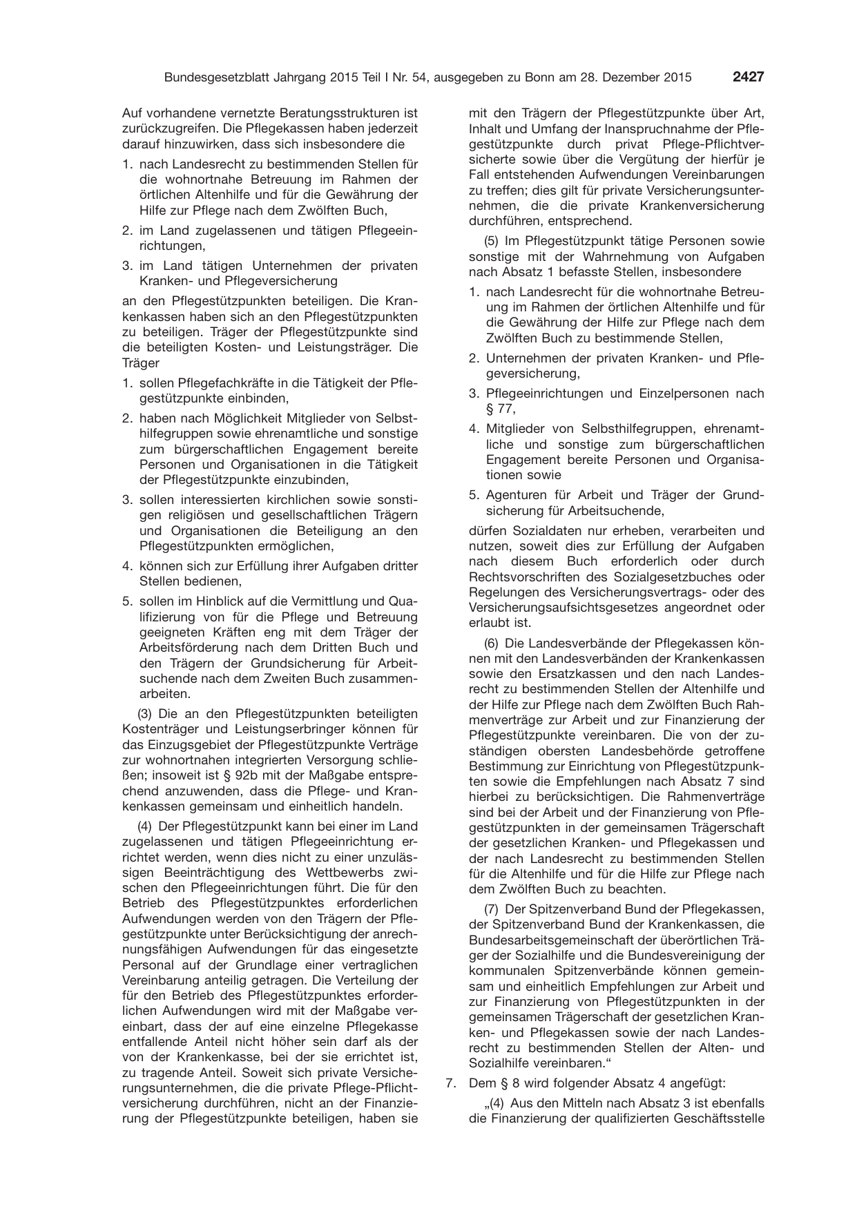BGBl. 2015, Seite 2427 — Originalseite als Abbildung