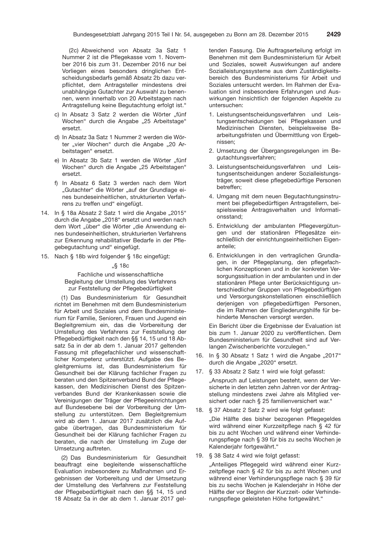 BGBl. 2015, Seite 2429 — Originalseite als Abbildung