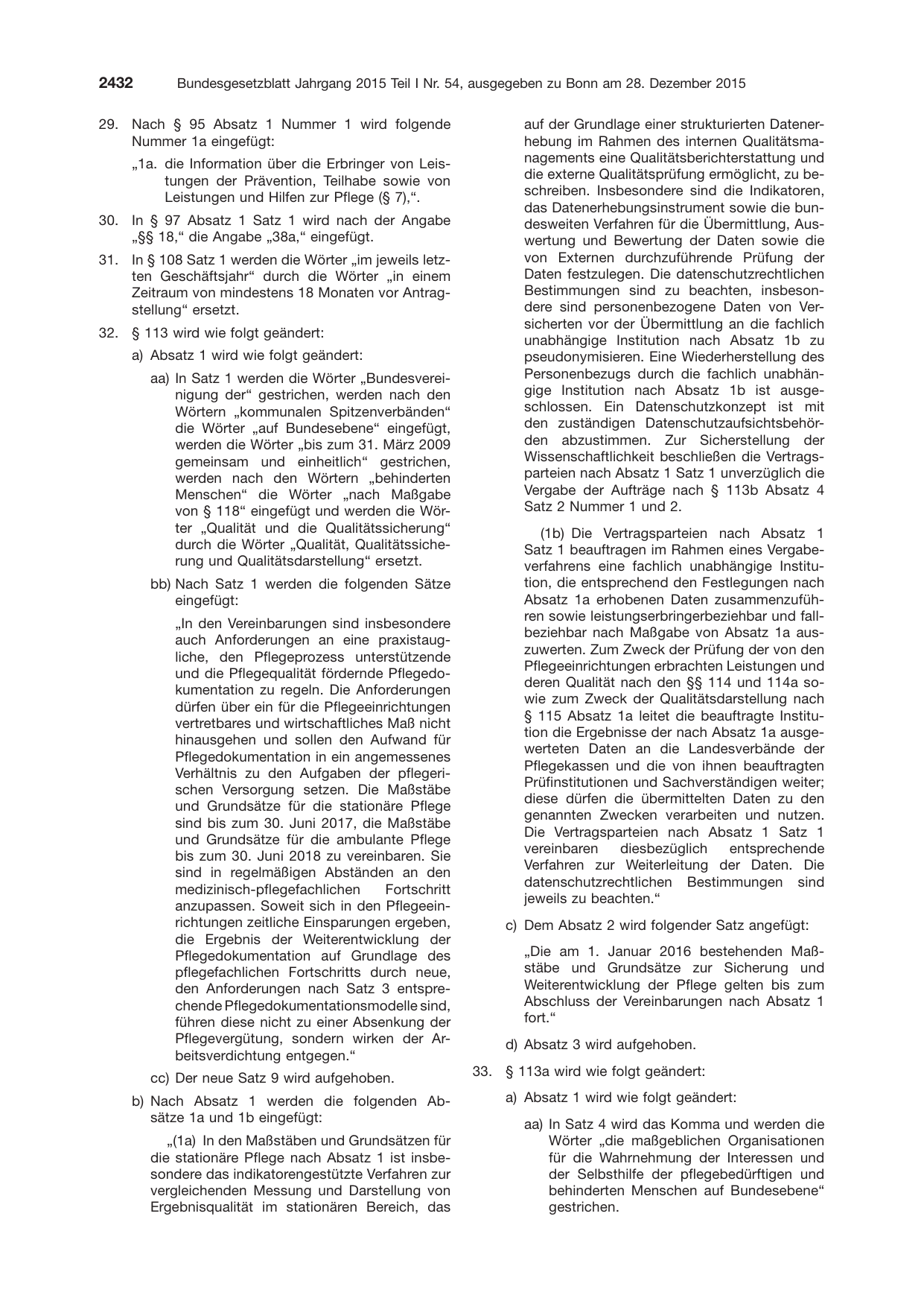 BGBl. 2015, Seite 2432 — Originalseite als Abbildung