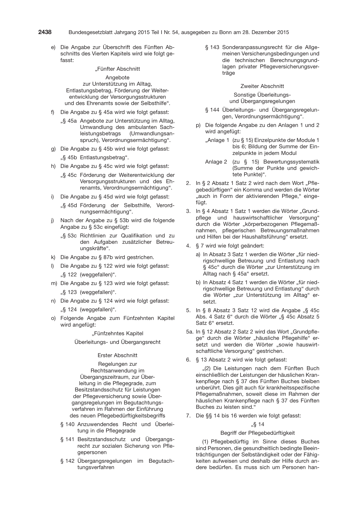 BGBl. 2015, Seite 2438 — Originalseite als Abbildung