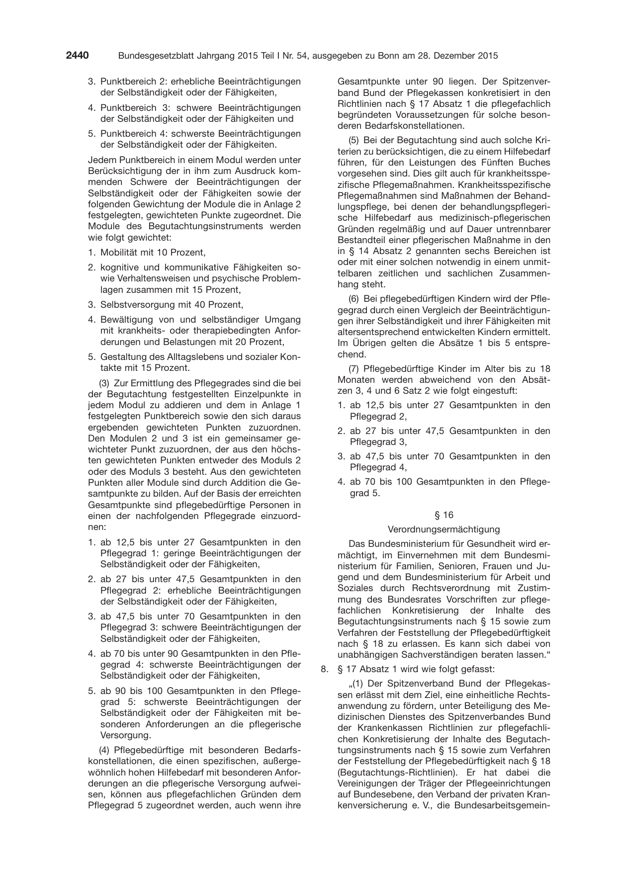 BGBl. 2015, Seite 2440 — Originalseite als Abbildung