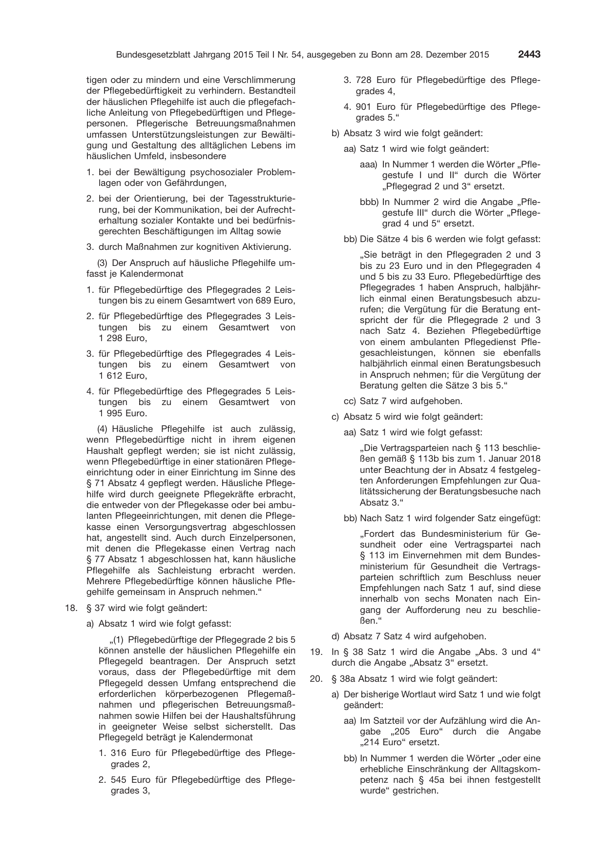 BGBl. 2015, Seite 2443 — Originalseite als Abbildung