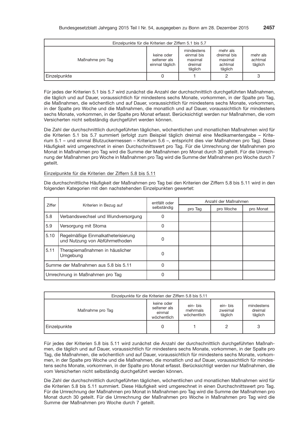 BGBl. 2015, Seite 2457 — Originalseite als Abbildung