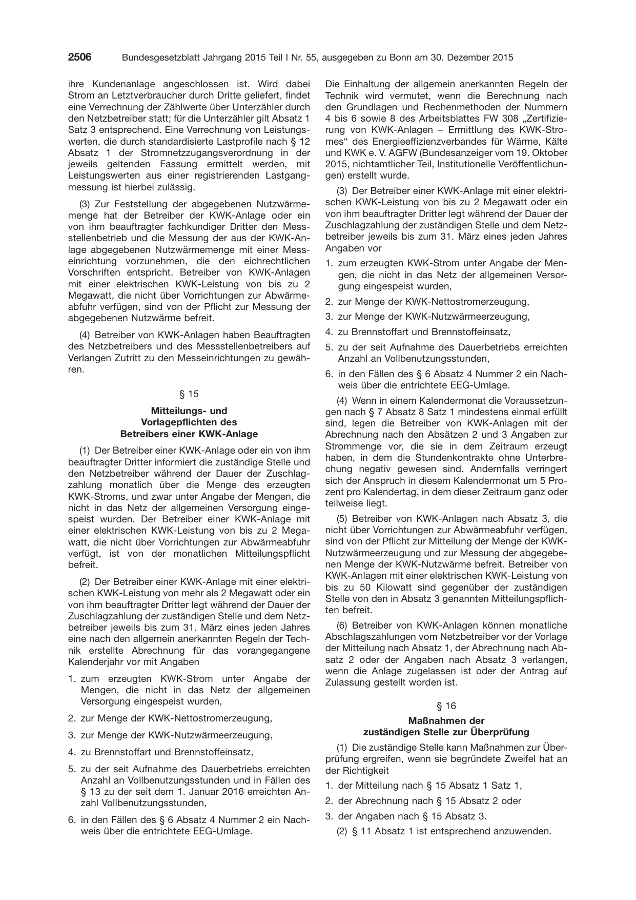 BGBl. 2015, Seite 2506 — Originalseite als Abbildung