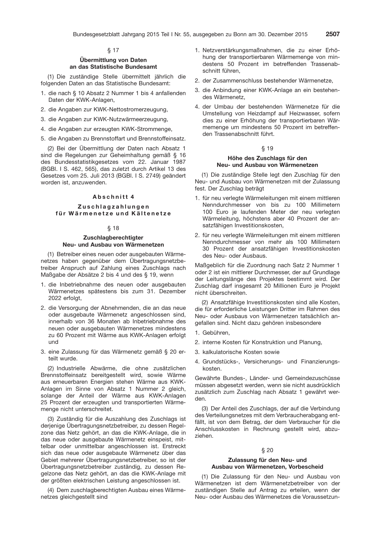 BGBl. 2015, Seite 2507 — Originalseite als Abbildung