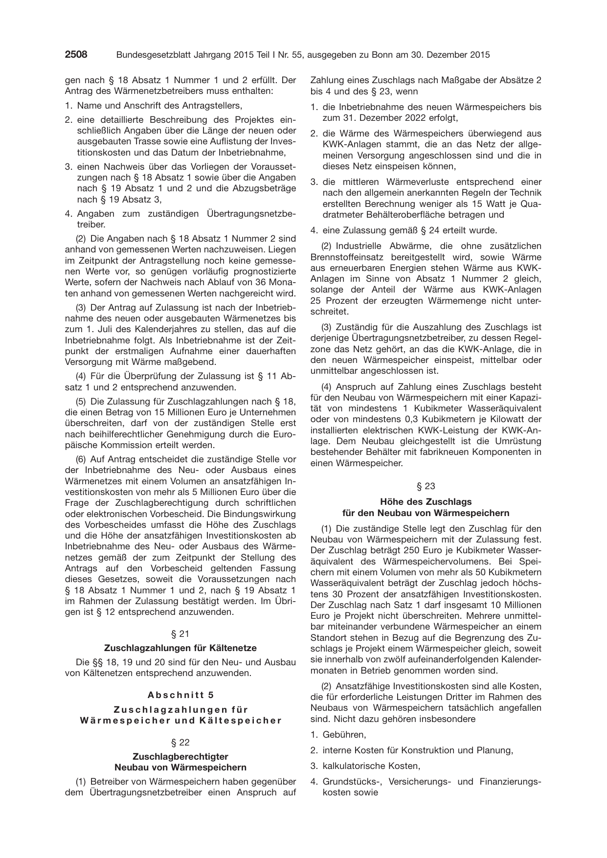 BGBl. 2015, Seite 2508 — Originalseite als Abbildung