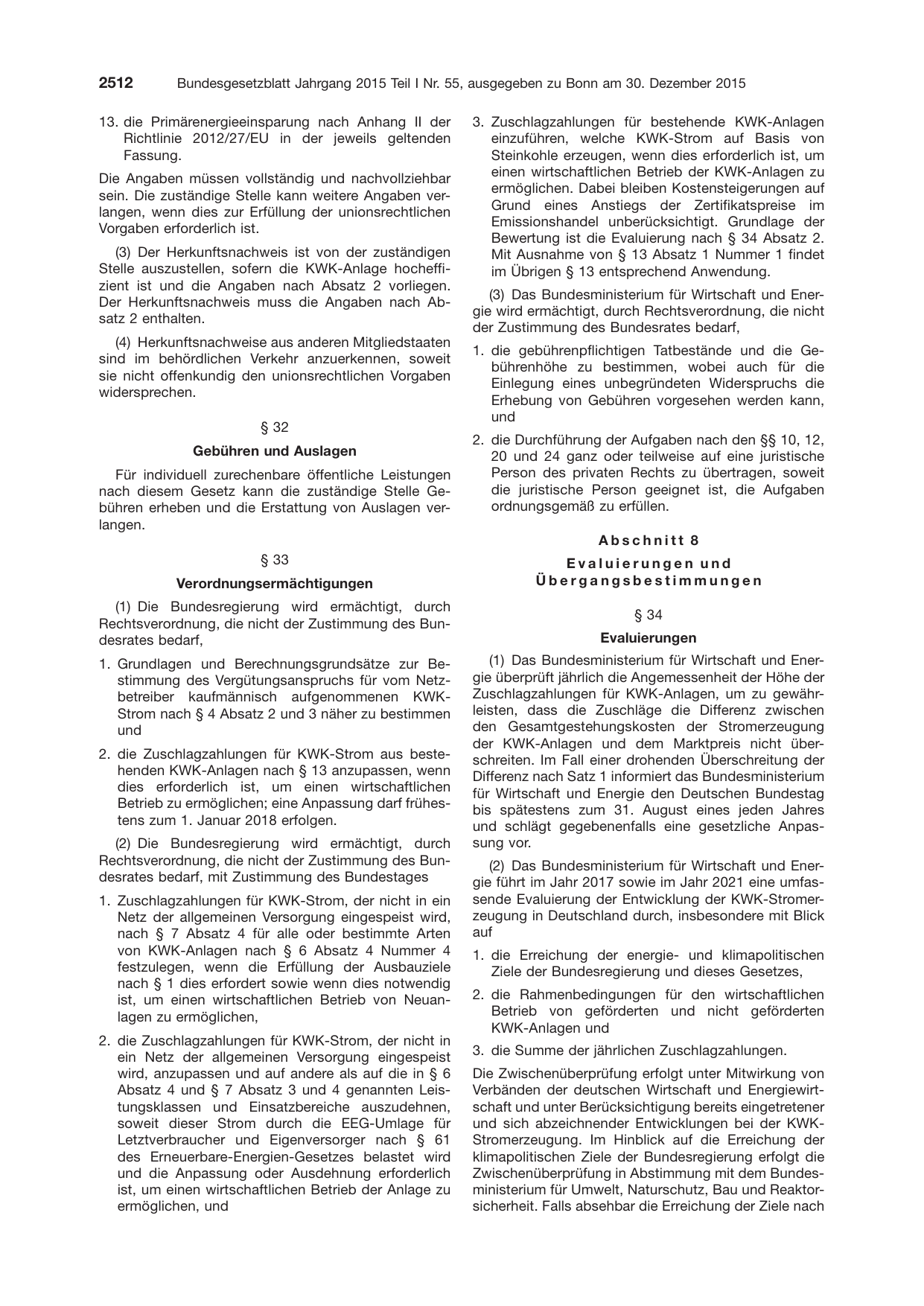 BGBl. 2015, Seite 2512 — Originalseite als Abbildung
