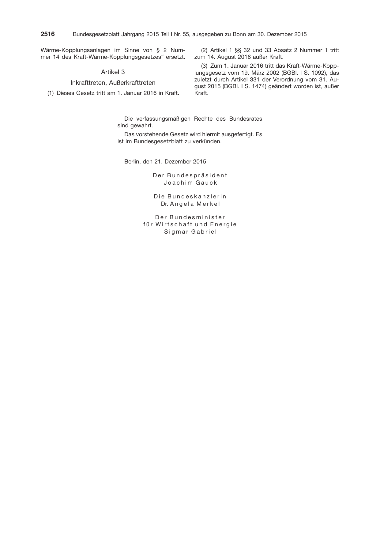 BGBl. 2015, Seite 2516 — Originalseite als Abbildung