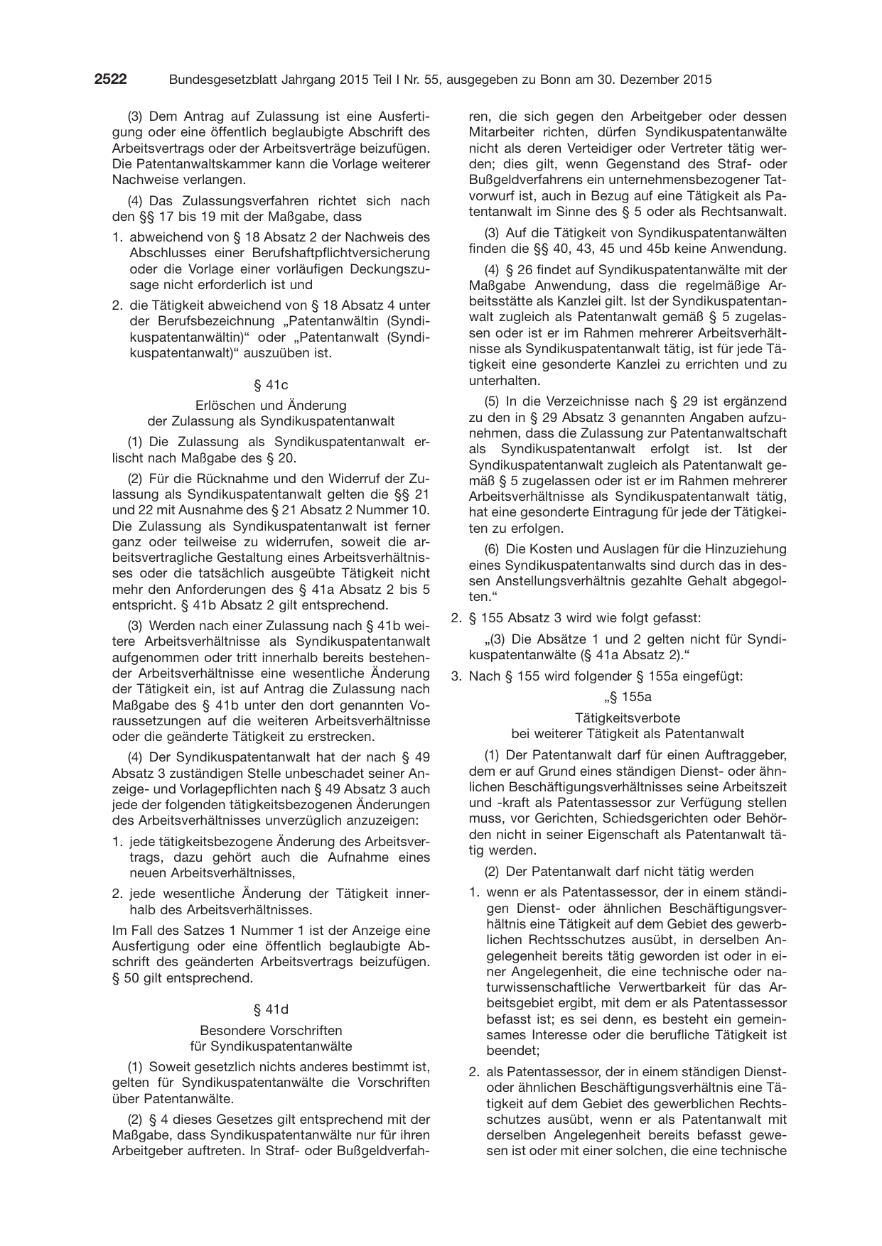 BGBl. 2015, Seite 2522 — Originalseite als Abbildung