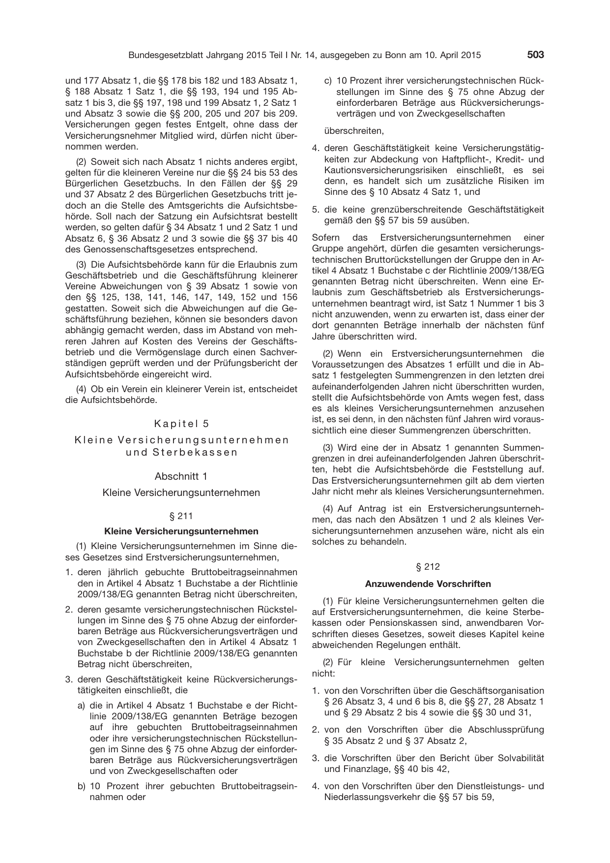 BGBl. 2015, Seite 503 — Originalseite als Abbildung