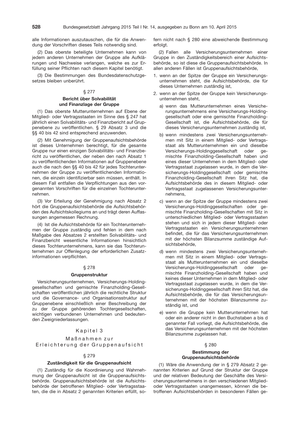 BGBl. 2015, Seite 528 — Originalseite als Abbildung