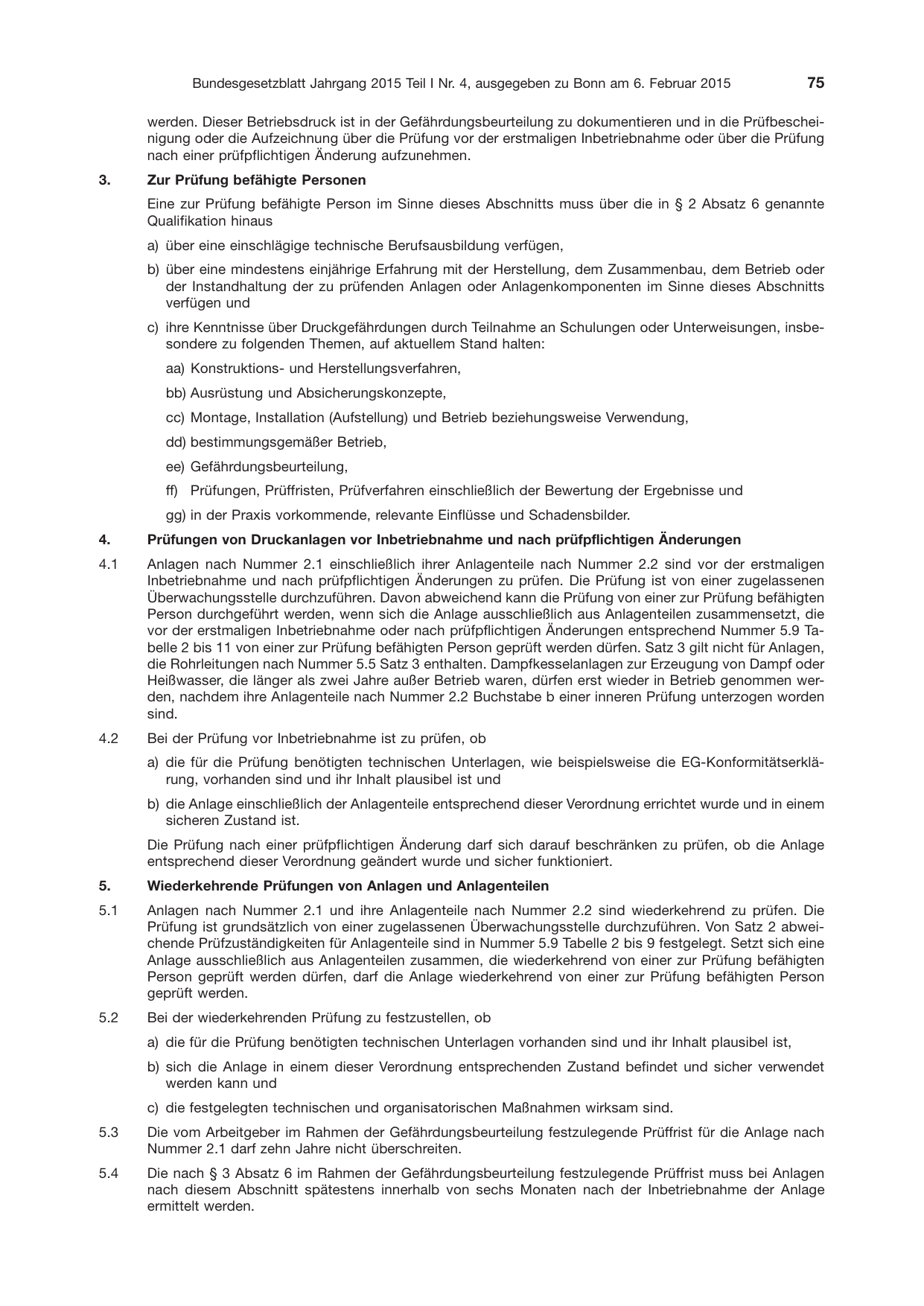 BGBl. 2015, Seite 75 — Originalseite als Abbildung