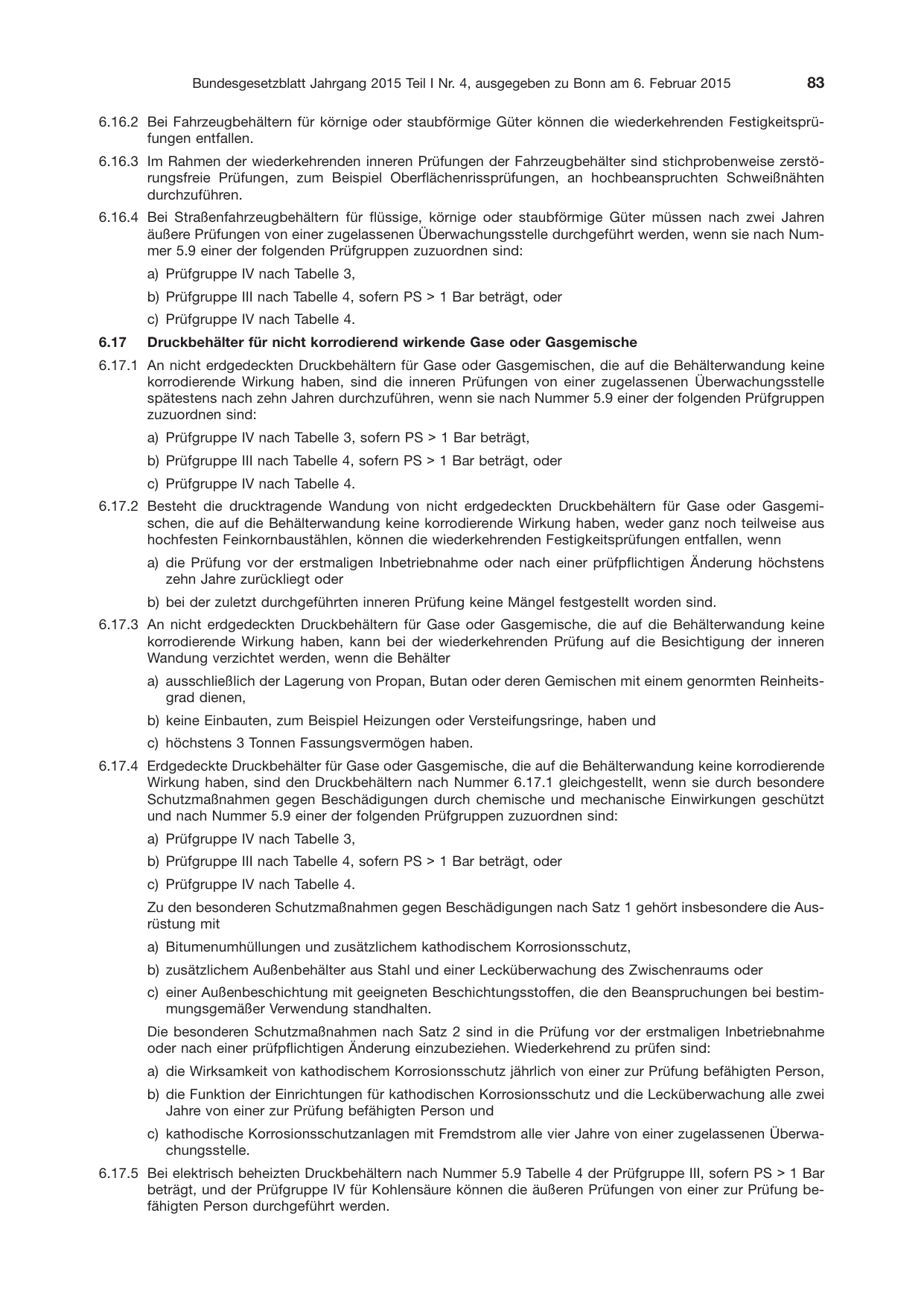 BGBl. 2015, Seite 83 — Originalseite als Abbildung