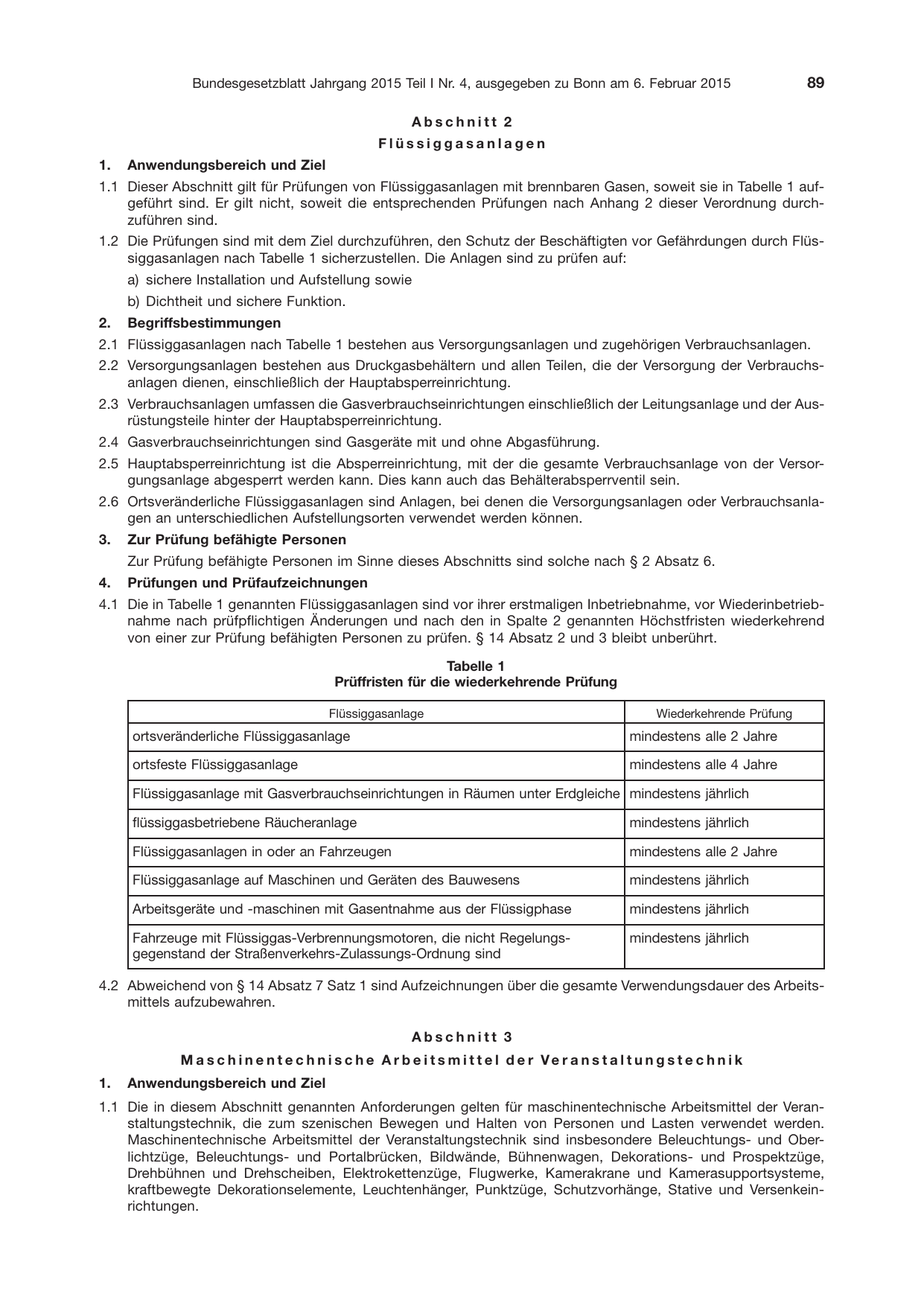 BGBl. 2015, Seite 89 — Originalseite als Abbildung