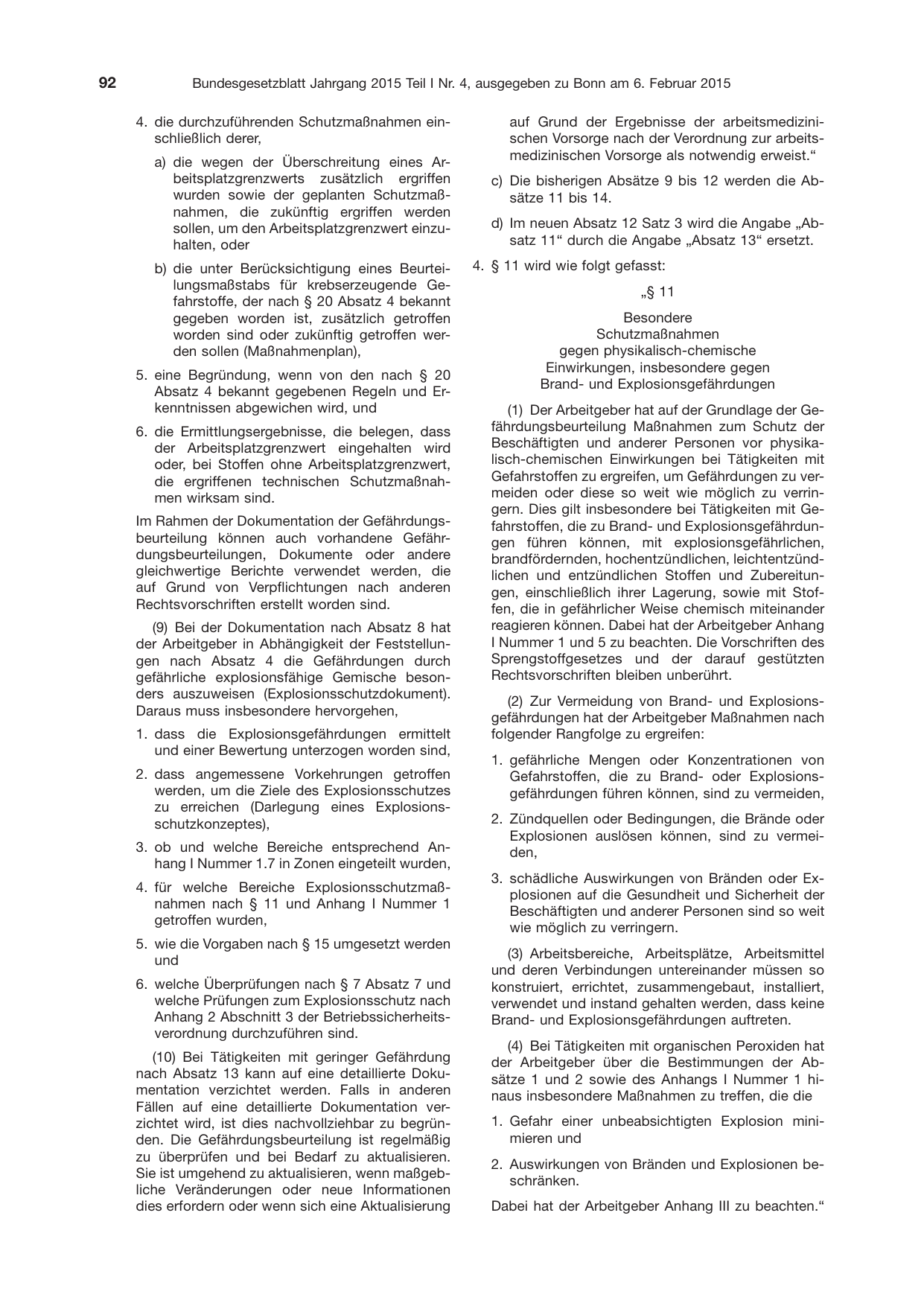 BGBl. 2015, Seite 92 — Originalseite als Abbildung