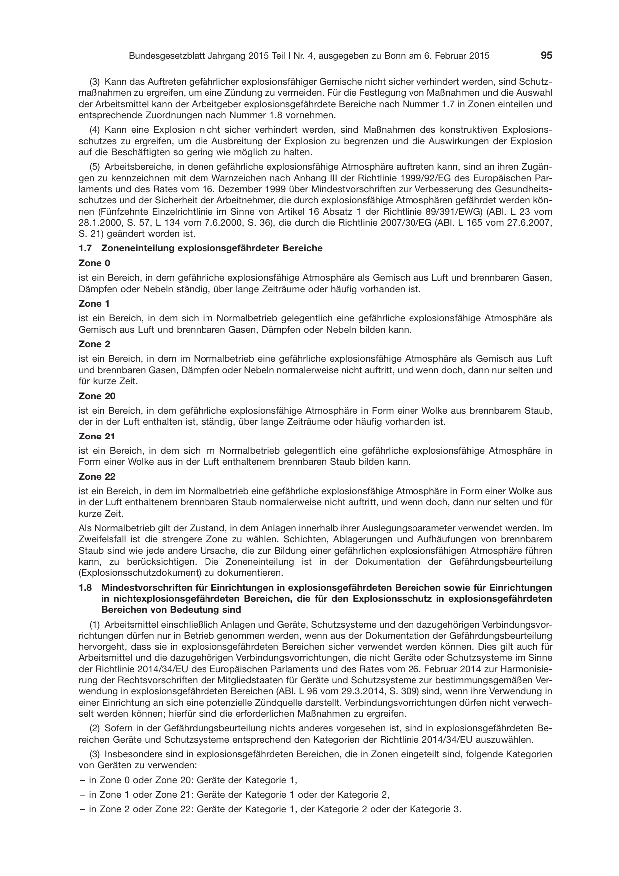 BGBl. 2015, Seite 95 — Originalseite als Abbildung