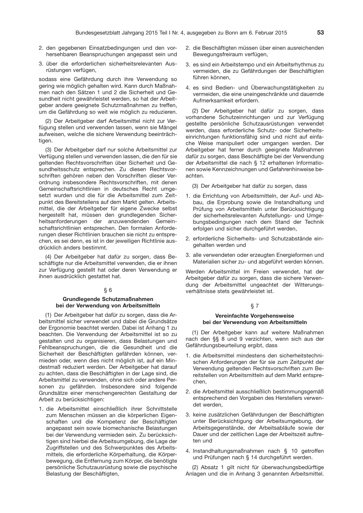 BGBl. 2015, Seite 53 — Originalseite als Abbildung
