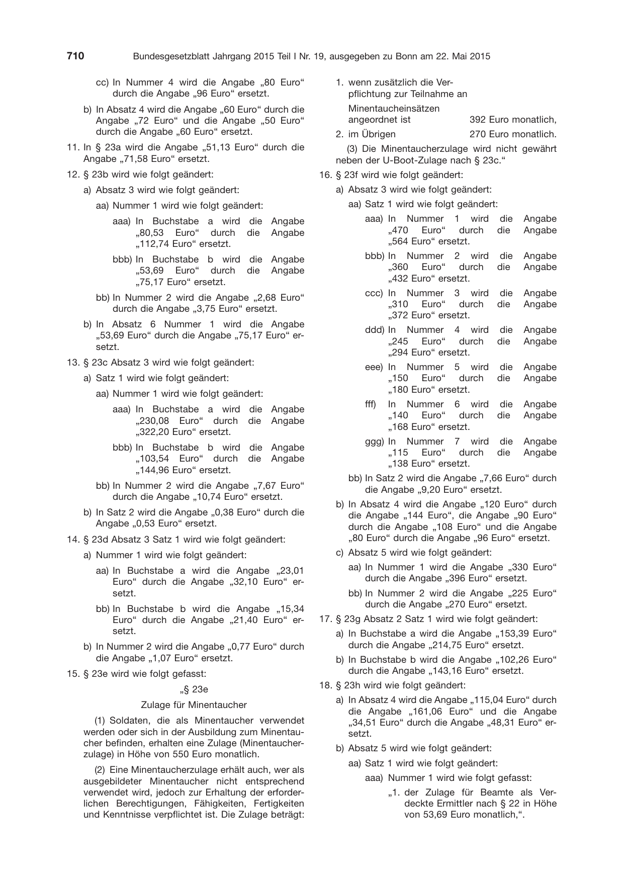 BGBl. 2015, Seite 710 — Originalseite als Abbildung