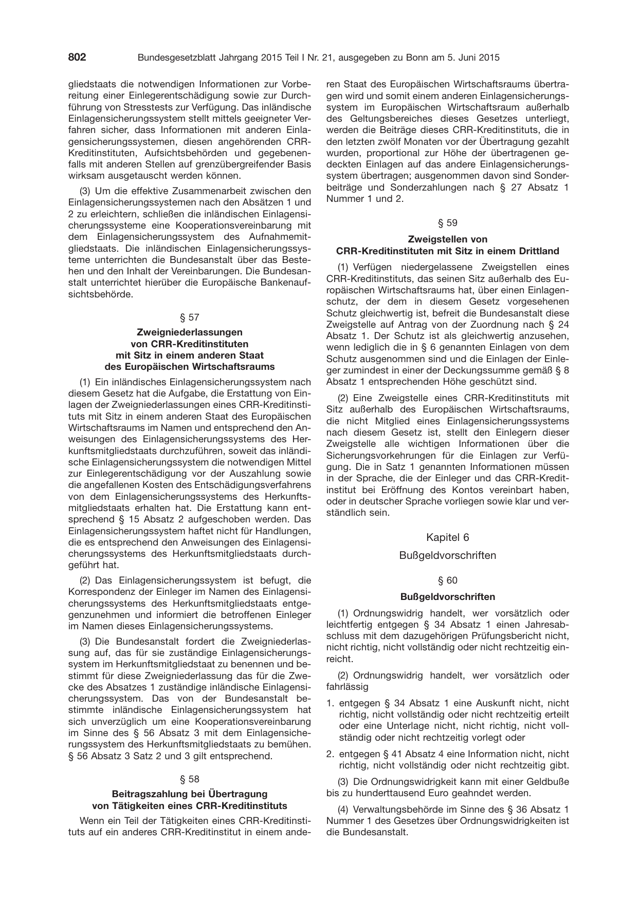 BGBl. 2015, Seite 802 — Originalseite als Abbildung