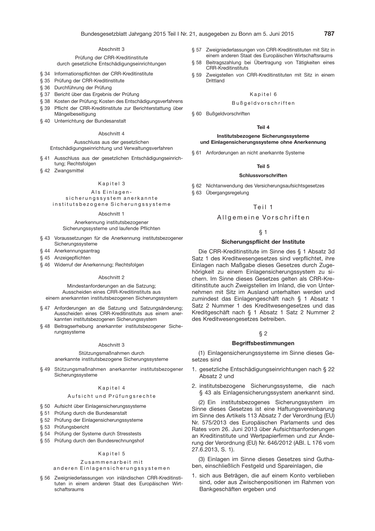 BGBl. 2015, Seite 787 — Originalseite als Abbildung