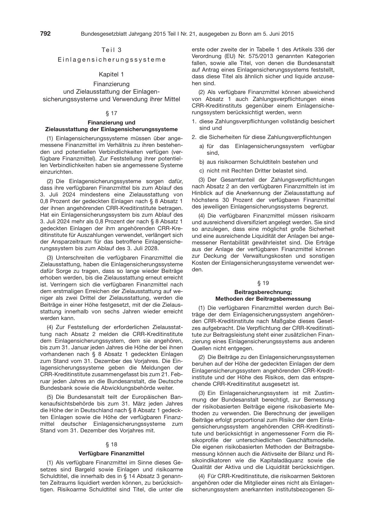 BGBl. 2015, Seite 792 — Originalseite als Abbildung