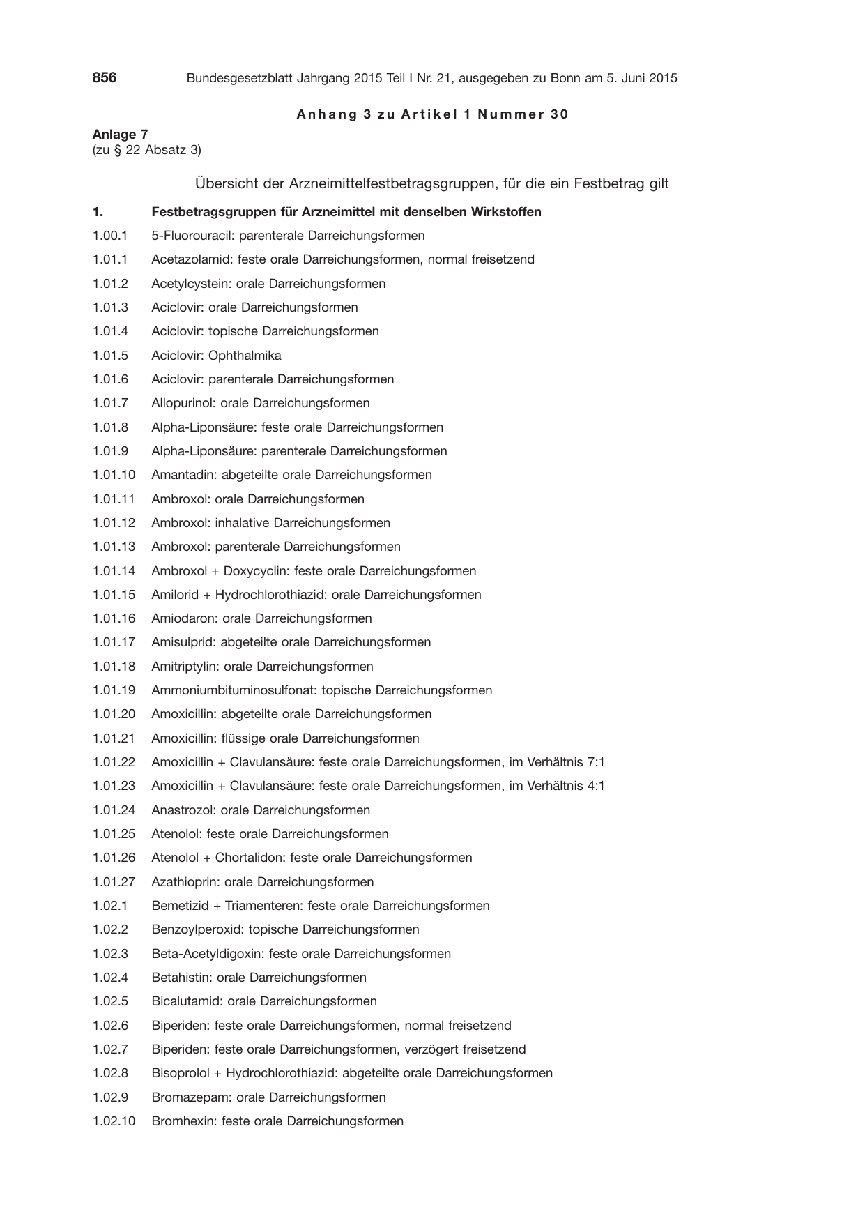 BGBl. 2015, Seite 856 — Originalseite als Abbildung