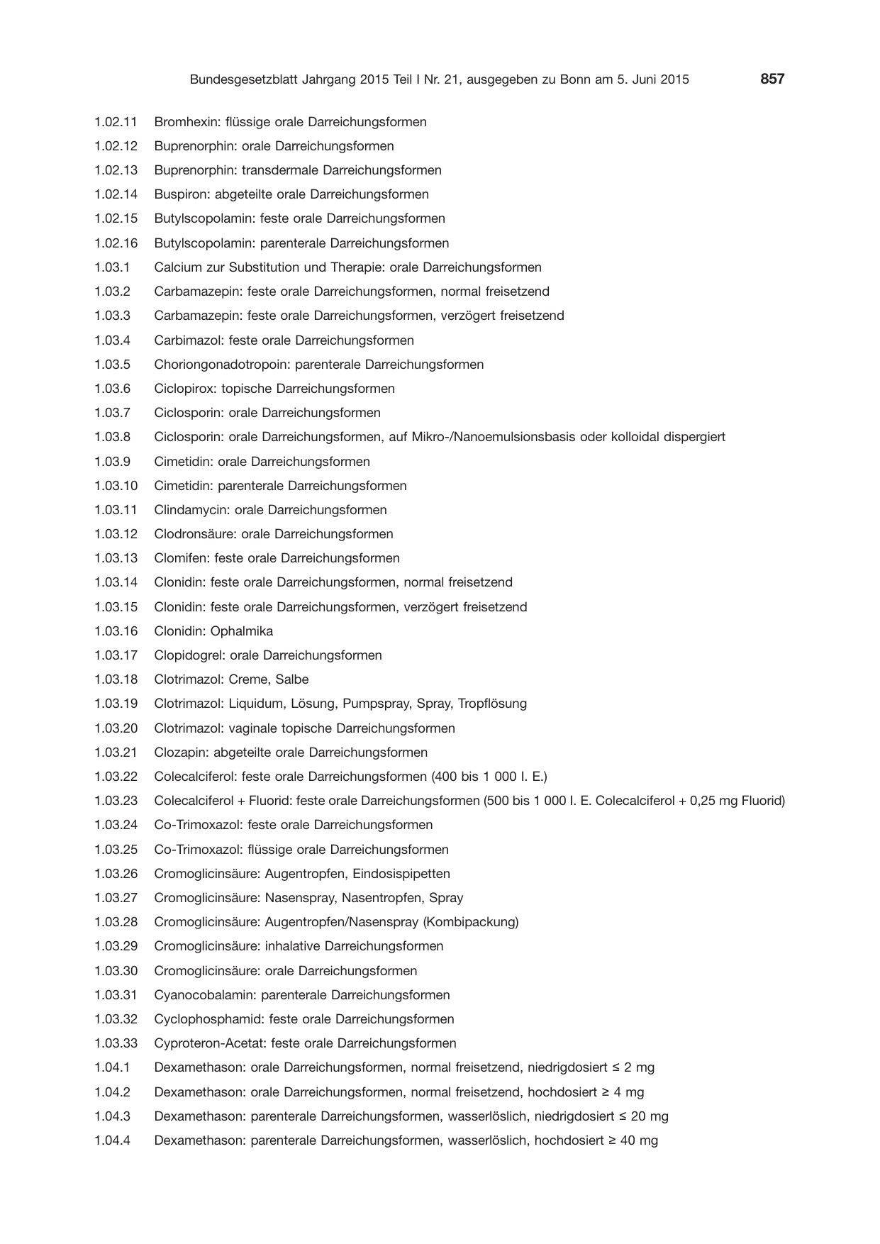 BGBl. 2015, Seite 857 — Originalseite als Abbildung