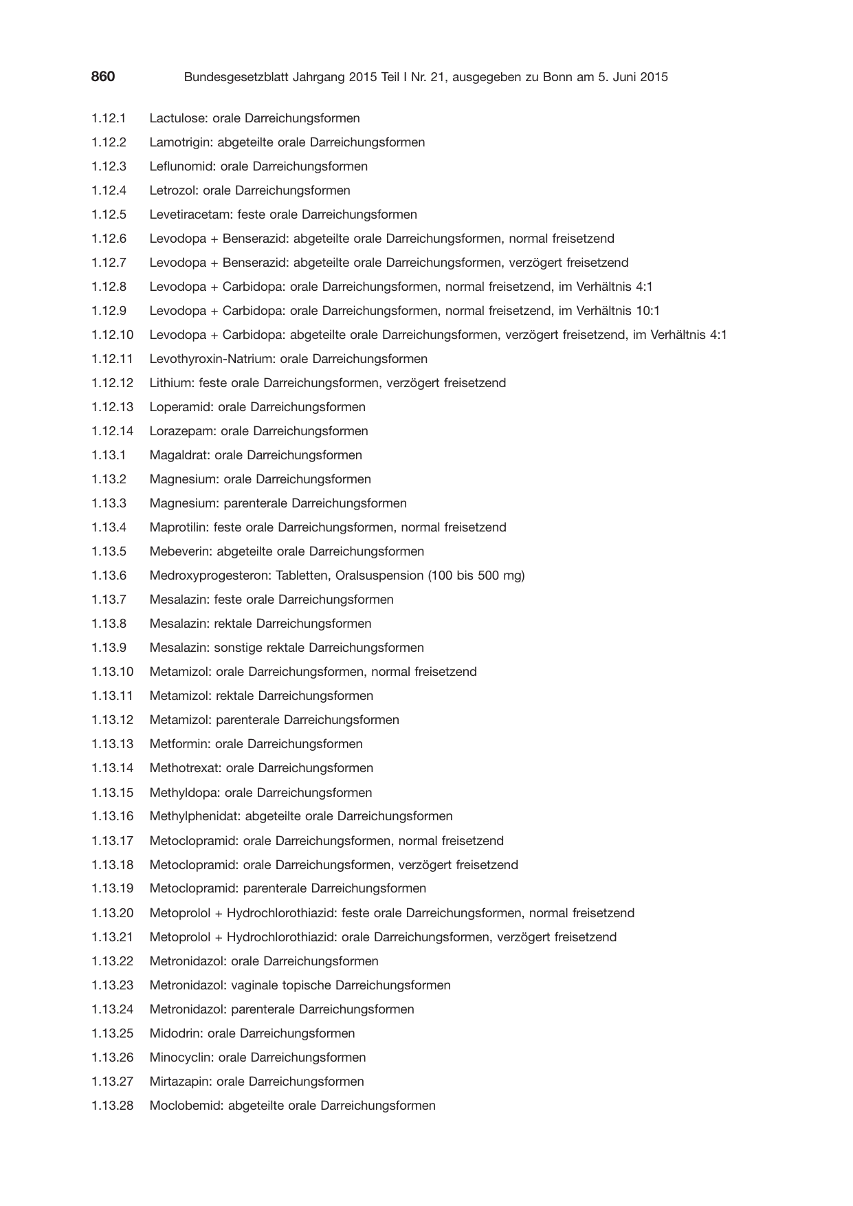 BGBl. 2015, Seite 860 — Originalseite als Abbildung