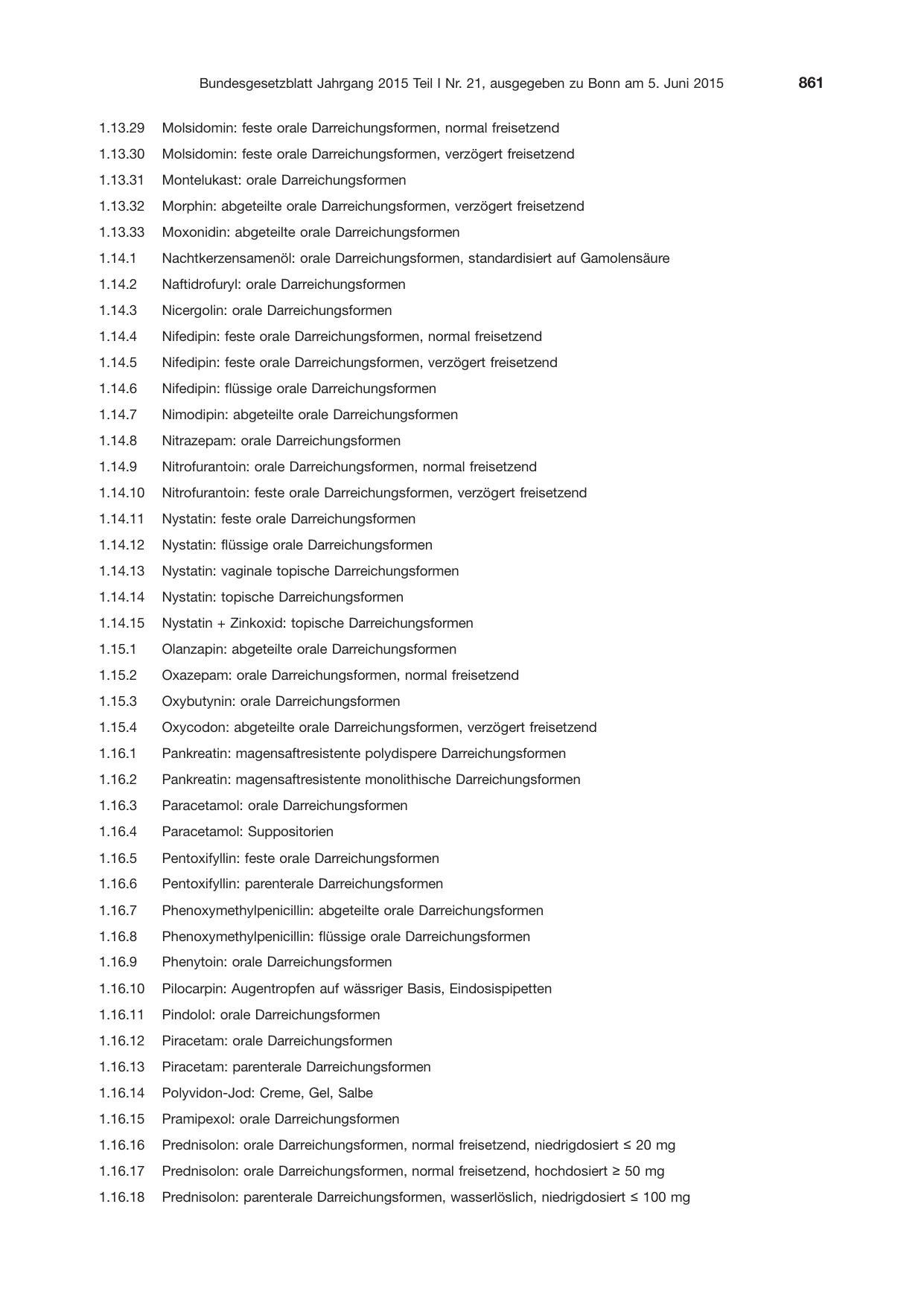 BGBl. 2015, Seite 861 — Originalseite als Abbildung