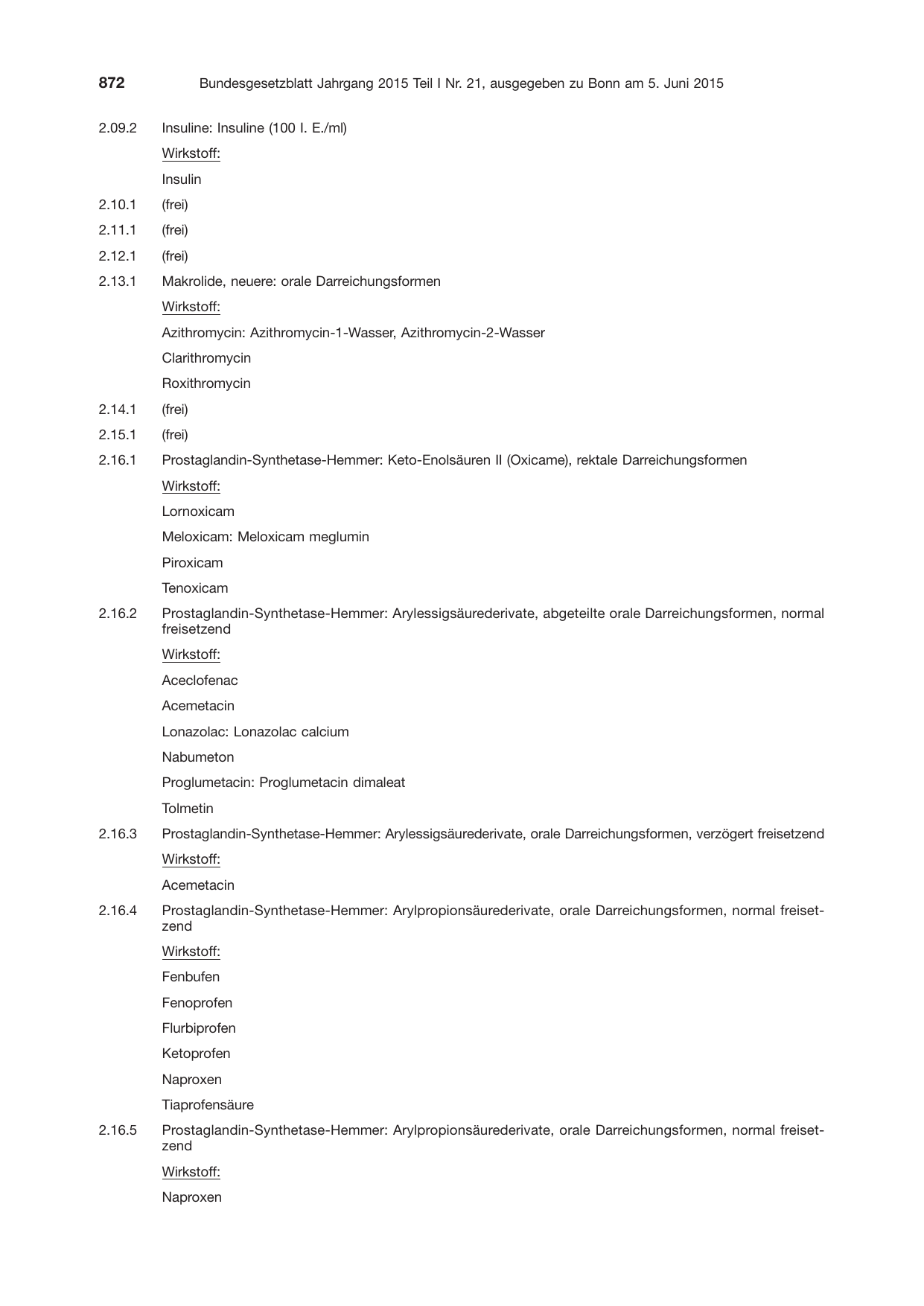 BGBl. 2015, Seite 872 — Originalseite als Abbildung