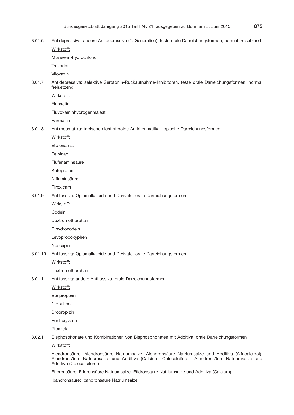 BGBl. 2015, Seite 875 — Originalseite als Abbildung