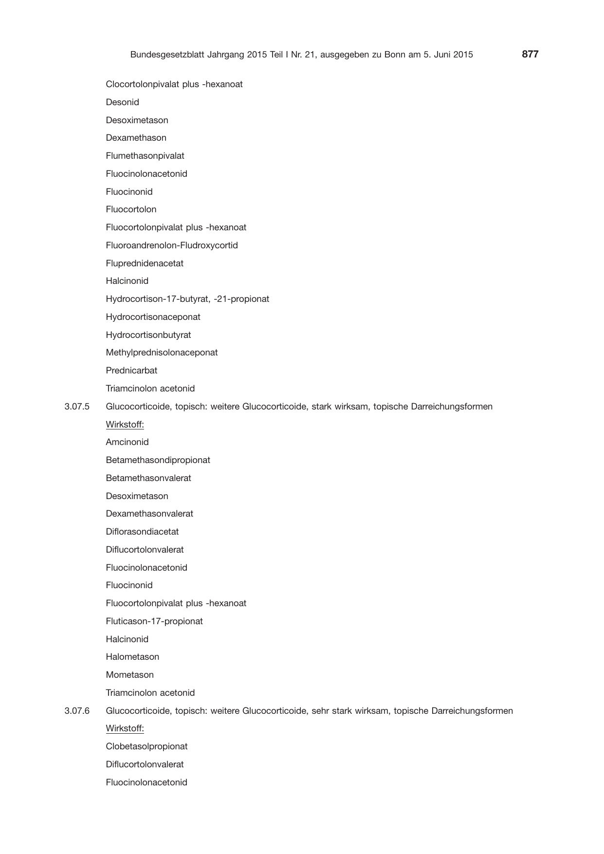 BGBl. 2015, Seite 877 — Originalseite als Abbildung