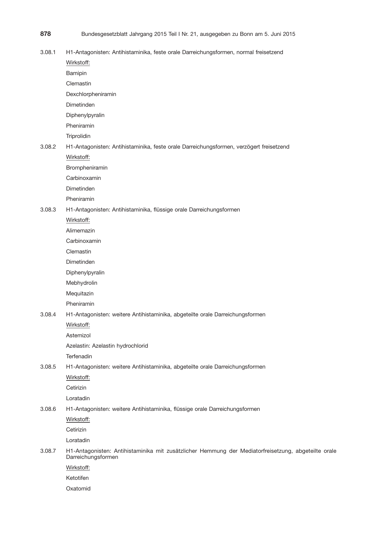 BGBl. 2015, Seite 878 — Originalseite als Abbildung